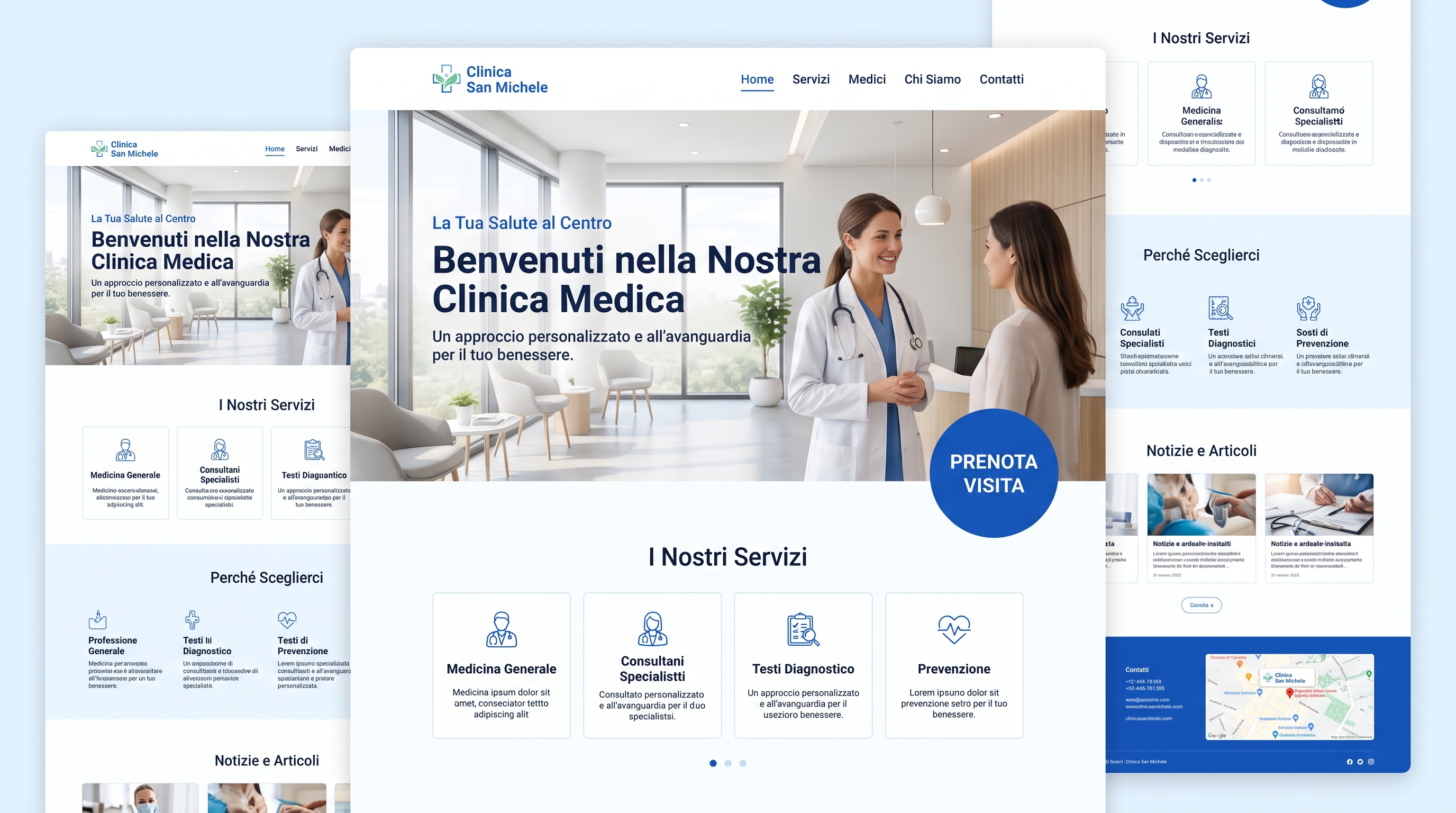 Anteprima del sito dello Studio Medico Aurora